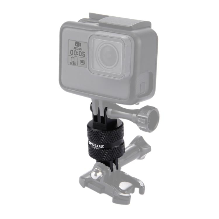 PULUZ 360 Degree Rotation CNC Swivel Pivot Extension Arm Tripod Mount for GoPro, Insta360, DJI and Other Action Cameras - Connection Mount by PULUZ | Online Shopping UK | buy2fix
