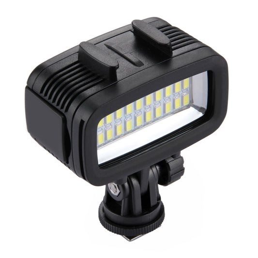 PULUZ 20 LEDs 40m Waterproof IPX8 Studio Light Video & Photo Light with Hot Shoe Base Adapter & Quick Release Buckle & Long Screw & 2 x Filter Plates for GoPro HERO10 Black / HERO9 Black / HERO8 Black ... n /4 /3+ /3 /2 /1, Xiaoyi and Other Action Cameras -  by PULUZ | Online Shopping UK | buy2fix