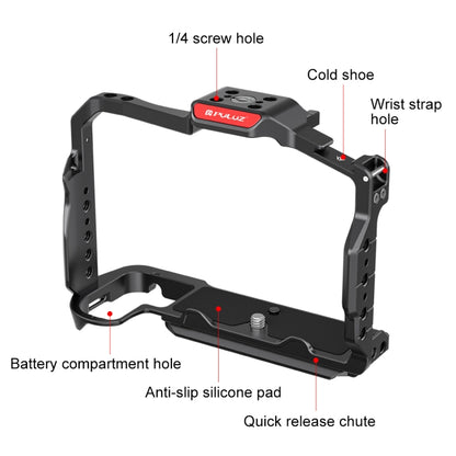 For Nikon Z6III / Z6II PULUZ Metal Camera Cage Stabilizer Rig (Black) - Camera Cage by PULUZ | Online Shopping UK | buy2fix