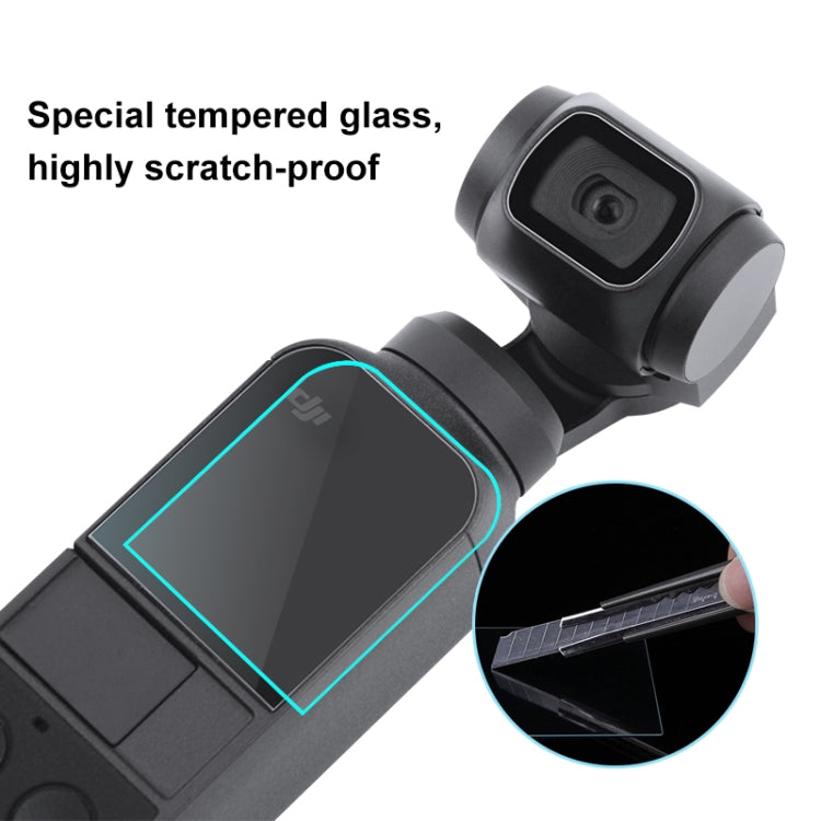 PULUZ 9H 2.5D HD Tempered Glass Lens Protector + Screen Film for DJI OSMO Pocket Gimbal - Protective Film & Stickers by PULUZ | Online Shopping UK | buy2fix