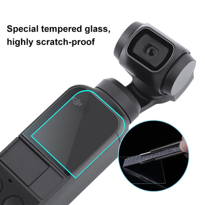 PULUZ 9H 2.5D HD Tempered Glass Lens Protector + Screen Film for DJI OSMO Pocket Gimbal - Protective Film & Stickers by PULUZ | Online Shopping UK | buy2fix