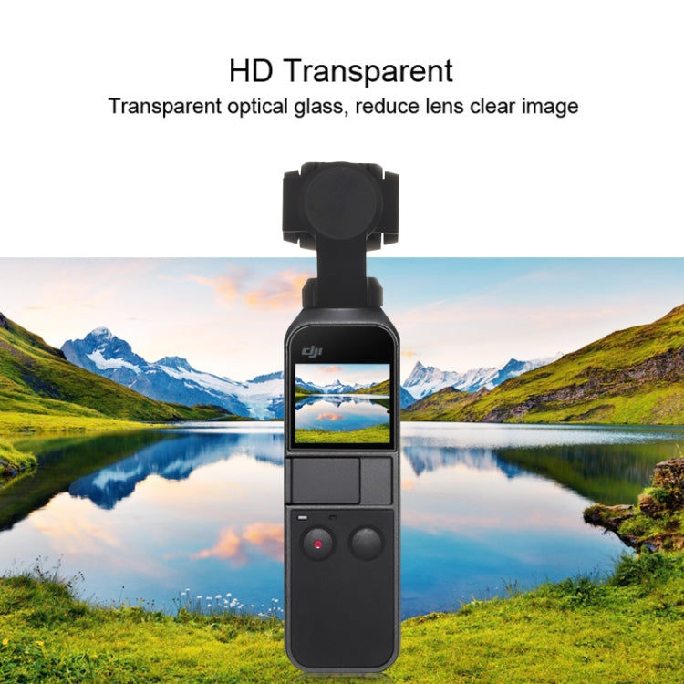 PULUZ 9H 2.5D HD Tempered Glass Lens Protector + Screen Film for DJI OSMO Pocket Gimbal - Protective Film & Stickers by PULUZ | Online Shopping UK | buy2fix