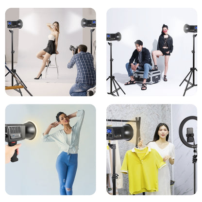 PULUZ 60W Studio Video Light 2500K-6500K Dual Color Temperature Professional Photography Fill Light (Black) - Shoe Mount Flashes by PULUZ | Online Shopping UK | buy2fix