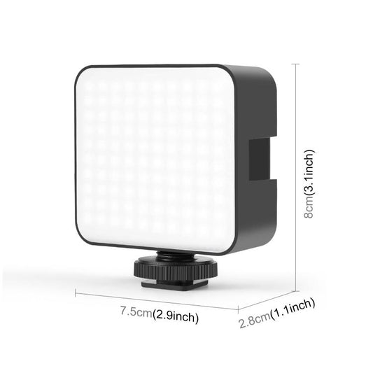 PULUZ 100 LED 5W 3-color Temperatures Adjustable Video Splicing Fill Light for Camera / Video Camcorder (Black) -  by PULUZ | Online Shopping UK | buy2fix