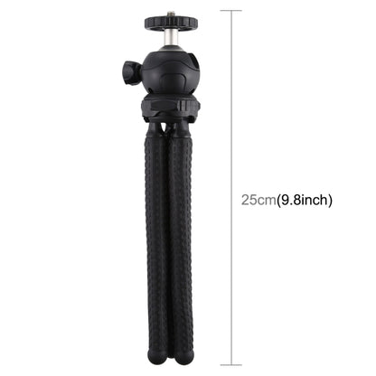 PULUZ Mini Octopus Flexible Tripod Holder with Ball Head for SLR Cameras, GoPro, Cellphone, Size: 25cmx4.5cm - Portable Mini Tripod by PULUZ | Online Shopping UK | buy2fix