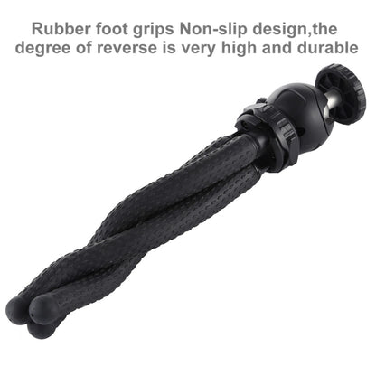 PULUZ Mini Octopus Flexible Tripod Holder with Ball Head for SLR Cameras, GoPro, Cellphone, Size: 25cmx4.5cm - Portable Mini Tripod by PULUZ | Online Shopping UK | buy2fix