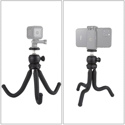 PULUZ Mini Octopus Flexible Tripod Holder with Ball Head for SLR Cameras, GoPro, Cellphone, Size: 25cmx4.5cm - Portable Mini Tripod by PULUZ | Online Shopping UK | buy2fix