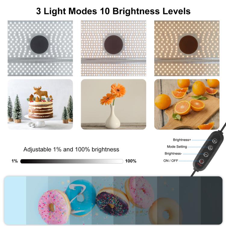 PULUZ Photo Studio Light Box Portable 60 x 40cm Cuboid Photography Studio Tent Kit with 4 Color Backdrops (AU Plug) -  by PULUZ | Online Shopping UK | buy2fix