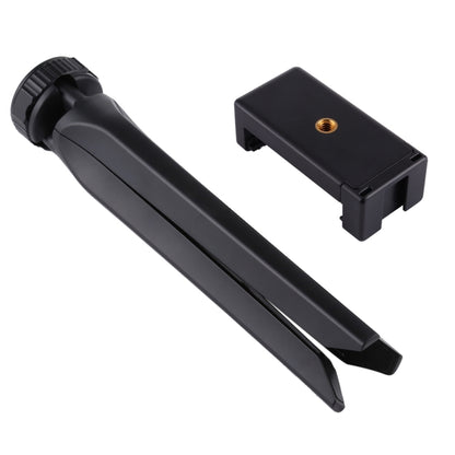 PULUZ Pocket Mini Plastic Tripod Mount with Phone Clamp for Smartphones(Black) - Tripods by PULUZ | Online Shopping UK | buy2fix