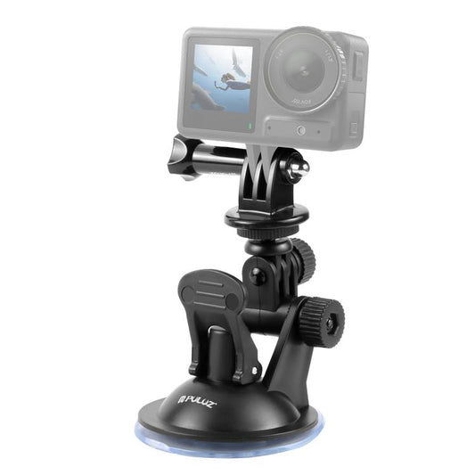 PULUZ Car Suction Cup Mount with Screw & Tripod Mount Adapter & Storage Bag for GoPro, Insta360, DJI and Other Action Cameras - Holder by PULUZ | Online Shopping UK | buy2fix