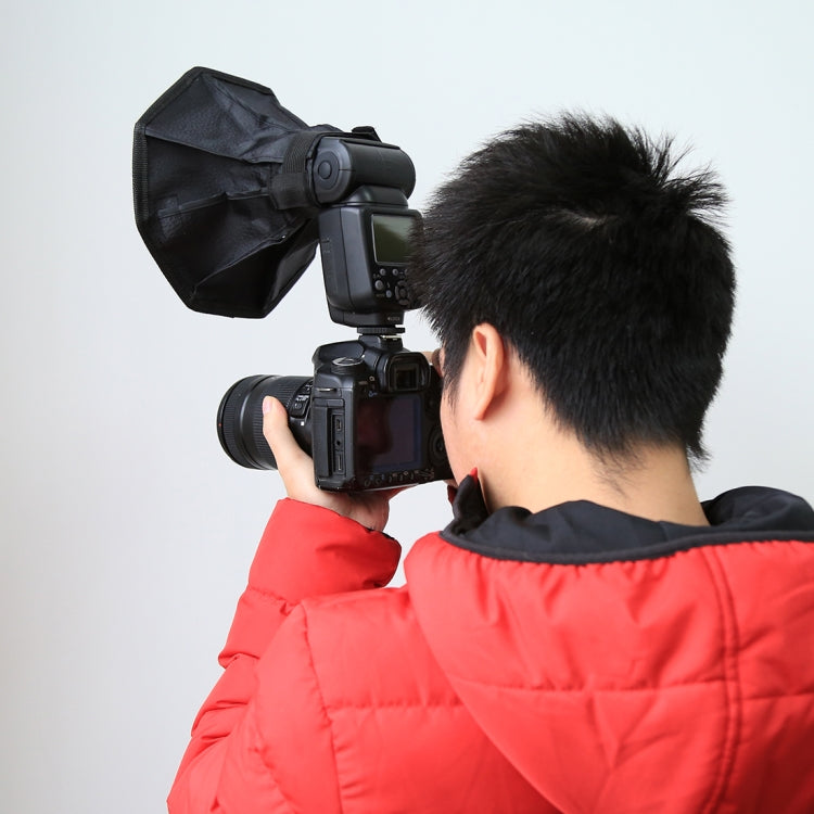 PULUZ 20cm Octangle Style Foldable Soft Flash Light Diffuser Softbox -  by PULUZ | Online Shopping UK | buy2fix