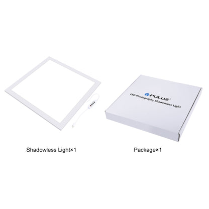 PULUZ 38cm 1000LM LED Photography Shadowless Light Lamp Panel Pad with Switch, Metal Material, No Polar Dimming Light, 33.3cm x 33.3cm Effective Area -  by PULUZ | Online Shopping UK | buy2fix