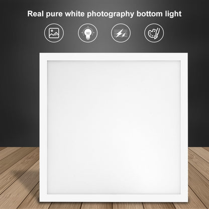 PULUZ 38cm 1000LM LED Photography Shadowless Light Lamp Panel Pad with Switch, Metal Material, No Polar Dimming Light, 33.3cm x 33.3cm Effective Area -  by PULUZ | Online Shopping UK | buy2fix