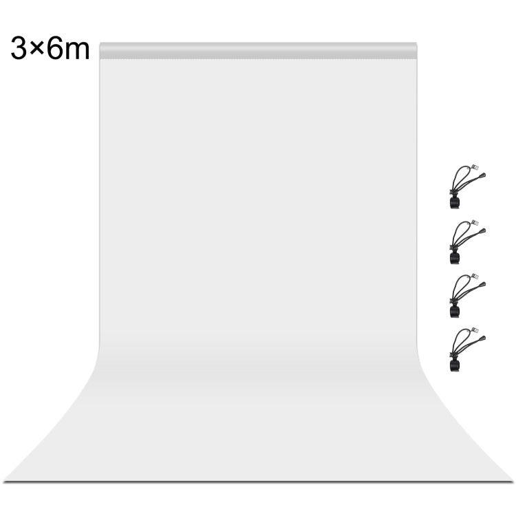 PULUZ 3m x 6m Photography Background Thickness Photo Studio Background Cloth Backdrop (White) by PULUZ
