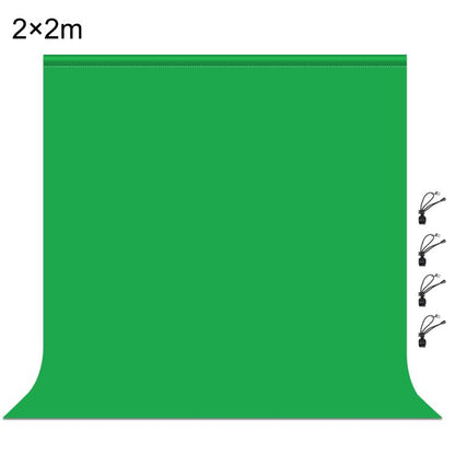 PULUZ 2m x 2m Photography Background Thickness Photo Studio Background Cloth Backdrop(Green) by PULUZ