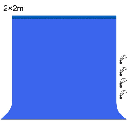 PULUZ 2m x 2m Photography Background Thickness Photo Studio Background Cloth Backdrop(Blue) - Solid Color by PULUZ | Online Shopping UK | buy2fix