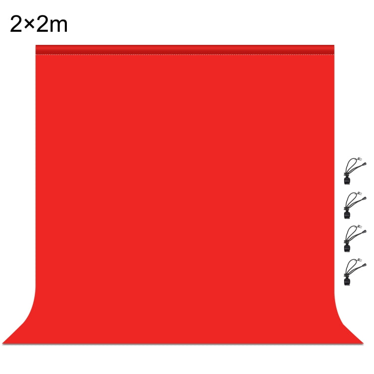 PULUZ 2m x 2m Photography Background Thickness Photo Studio Background Cloth Backdrop(Red) by PULUZ
