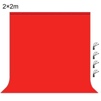 PULUZ 2m x 2m Photography Background Thickness Photo Studio Background Cloth Backdrop(Red) by PULUZ