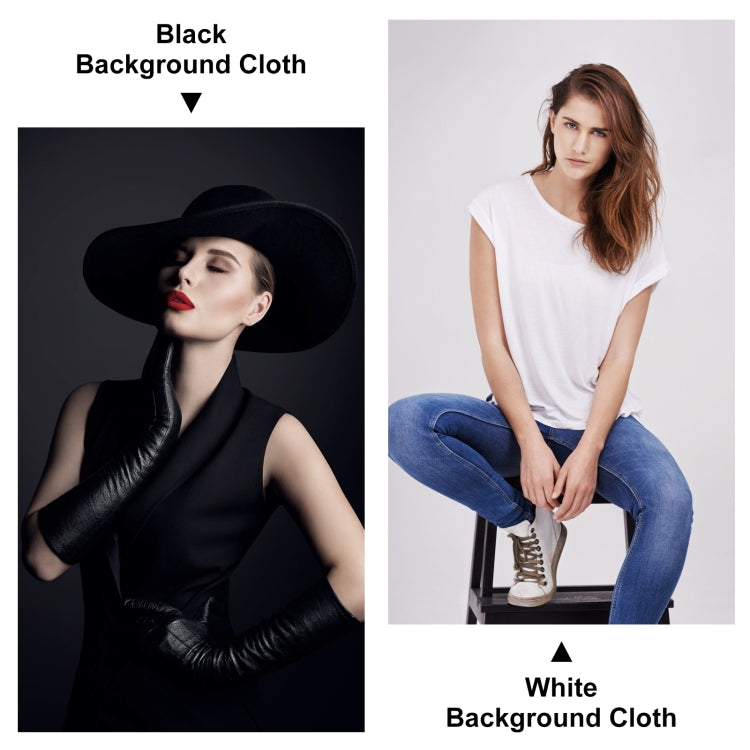 PULUZ 2m x 2m Photography Background Thickness Photo Studio Background Cloth Backdrop (White) by PULUZ