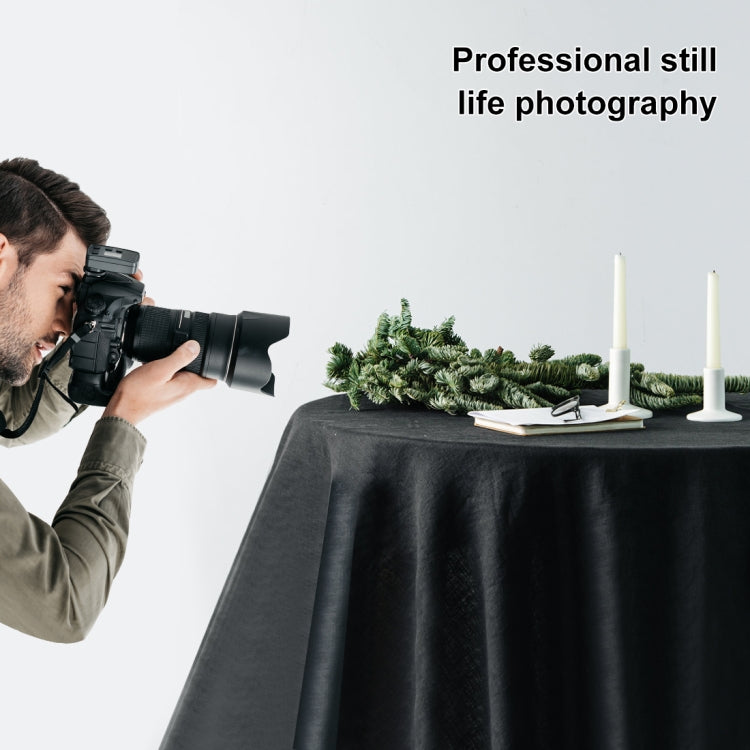 PULUZ 1m x 2m Photography Background Thickness Photo Studio Background Cloth Backdrop (Black) by PULUZ