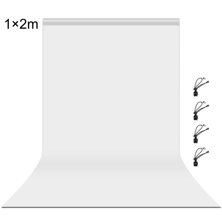 PULUZ 1m x 2m Photography Background Thickness Photo Studio Background Cloth Backdrop (White) by PULUZ