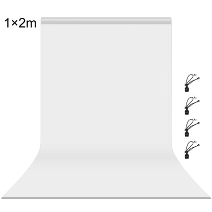 PULUZ 1m x 2m Photography Background Thickness Photo Studio Background Cloth Backdrop (White) by PULUZ