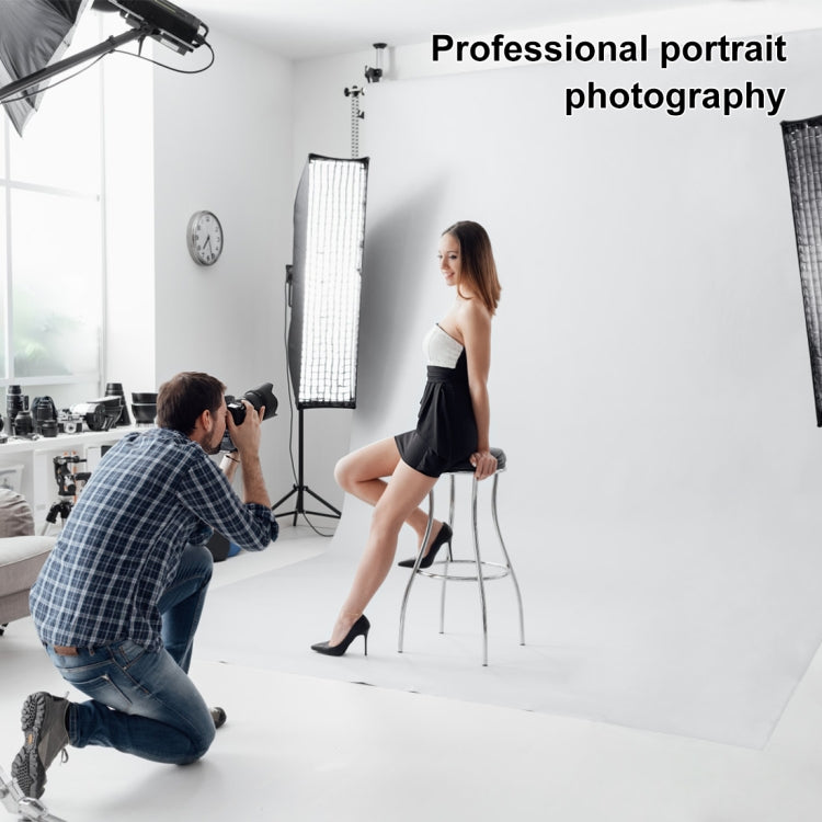 PULUZ 1m x 2m Photography Background Thickness Photo Studio Background Cloth Backdrop (White) by PULUZ