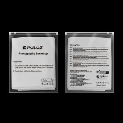 PULUZ 1m x 2m Photography Background Thickness Photo Studio Background Cloth Backdrop (White) by PULUZ