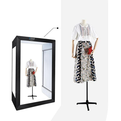 PULUZ 2m 240W 5500K Photo Light Studio Box Kit for Clothes / Adult Model Portrait(EU Plug) -  by PULUZ | Online Shopping UK | buy2fix