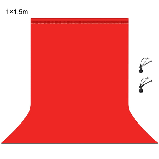 PULUZ 1m x 1.5m Photography Background Photo Studio Background Cloth Backdrop (Red) - Solid Color by PULUZ | Online Shopping UK | buy2fix