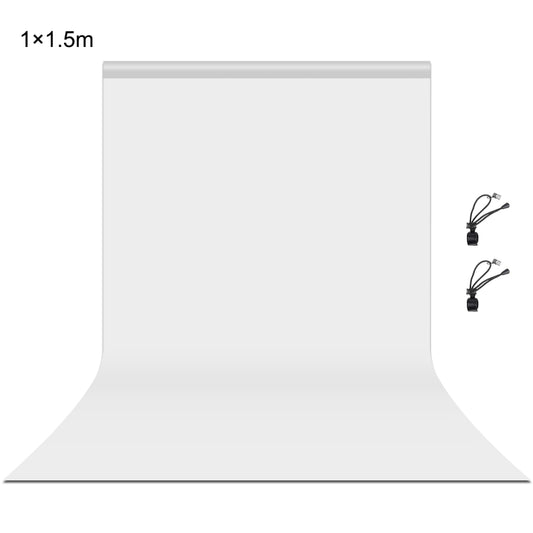 PULUZ 1m x 1.5m Photography Background Photo Studio Background Cloth Backdrop (White) - Solid Color by PULUZ | Online Shopping UK | buy2fix