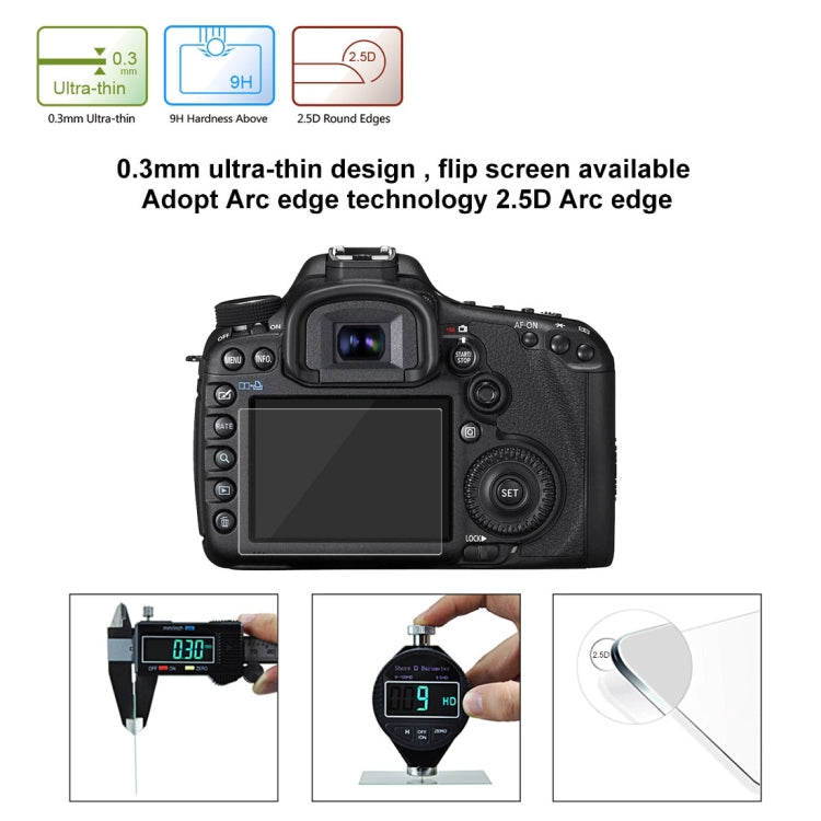 PULUZ 2.5D 9H Tempered Glass Film for Canon 5D Mark III, Compatible with Olympus SH50, Pentax K3 / K3II / 645Z, Sony HX7 / HX9 / HX100 / WX9 / HX30 / HX200 / W670 / W630 / WX100 - Camera Screen Guard by PULUZ | Online Shopping UK | buy2fix