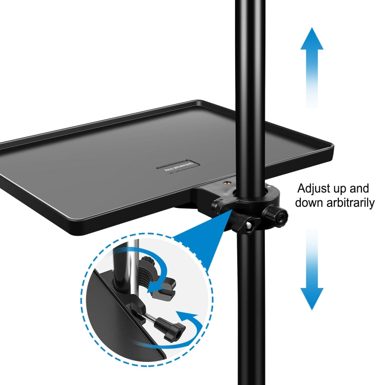 PULUZ Upgrade Version Live Tripod Sound Card Tray, Size: 27 x 20.6cm (Black) - Stand by PULUZ | Online Shopping UK | buy2fix