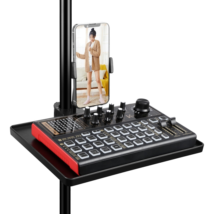 PULUZ Upgrade Version Live Tripod Sound Card Tray, Size: 27 x 20.6cm (Black) - Stand by PULUZ | Online Shopping UK | buy2fix