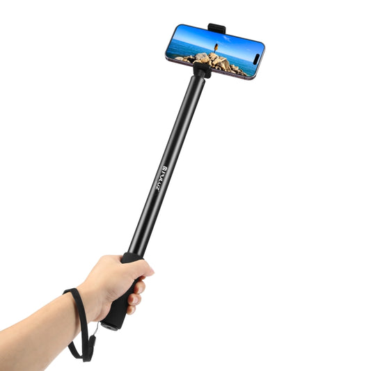 PULUZ 2m Metal Selfie Stick Monopod  for Insta360 One RS / X2 / X3 / X4 / DJI Osmo 360 (Black) - Self Monopod Grip by PULUZ | Online Shopping UK | buy2fix
