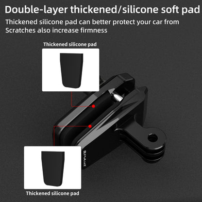 PULUZ Motorcycle Windshield Clip Bracket Camera Mount (Black) - Bicycle Handlebar Mount by PULUZ | Online Shopping UK | buy2fix