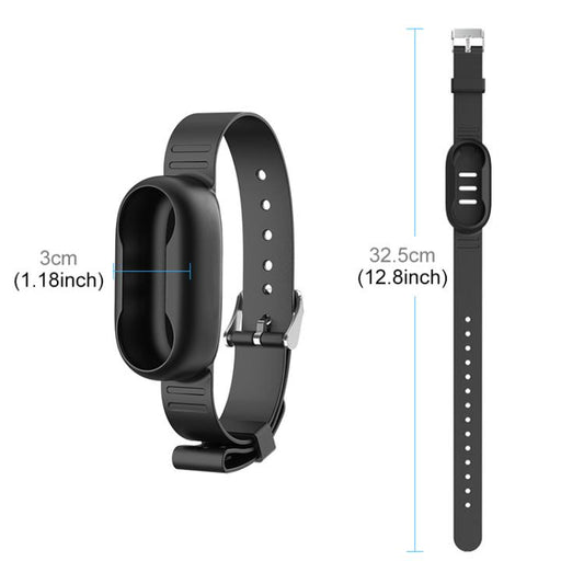 For Insta360 GO 3 / GO 3S PULUZ Camera Silicone Case Wristband Bicycle Strap Extension Mount (Black) - Case & Bags by PULUZ | Online Shopping UK | buy2fix