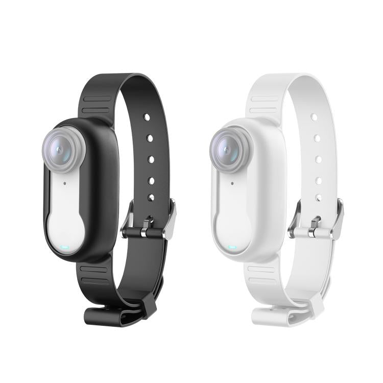 For Insta360 GO 3 / GO 3S PULUZ Camera Silicone Case Wristband Bicycle Strap Extension Mount (White) - Case & Bags by PULUZ | Online Shopping UK | buy2fix