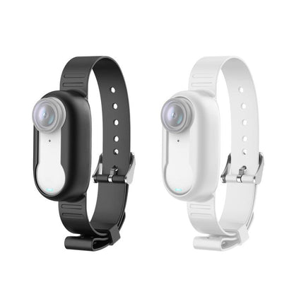 For Insta360 GO 3 / GO 3S PULUZ Camera Silicone Case Wristband Bicycle Strap Extension Mount (White) - Case & Bags by PULUZ | Online Shopping UK | buy2fix