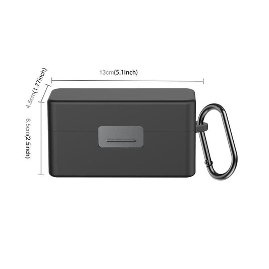 For DJI Mic 2 PULUZ Charging Case Silicone Scratch-proof Protective Cover (Black) - DJI Mic Series by PULUZ | Online Shopping UK | buy2fix