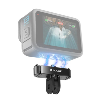 For GoPro HERO13 Black PULUZ Magnetic Quick Release Metal Base (Black) - Connection Mount by PULUZ | Online Shopping UK | buy2fix
