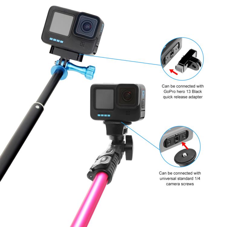 PULUZ Quick Release Magnetic Folding Finger Base Mount for GoPro HERO12 Black /11 Black /11 Black mini /10 Black /9 Black /8 Black / Max (Black) - Connection Mount by PULUZ | Online Shopping UK | buy2fix