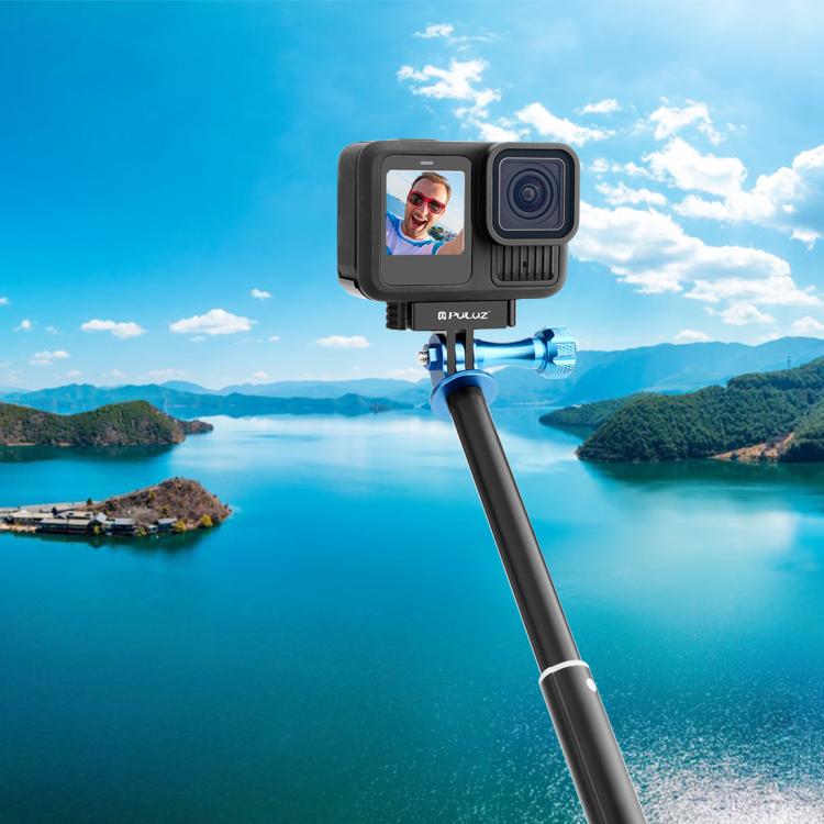 PULUZ Quick Release Magnetic Folding Finger Base Mount for GoPro HERO12 Black /11 Black /11 Black mini /10 Black /9 Black /8 Black / Max (Black) - Connection Mount by PULUZ | Online Shopping UK | buy2fix