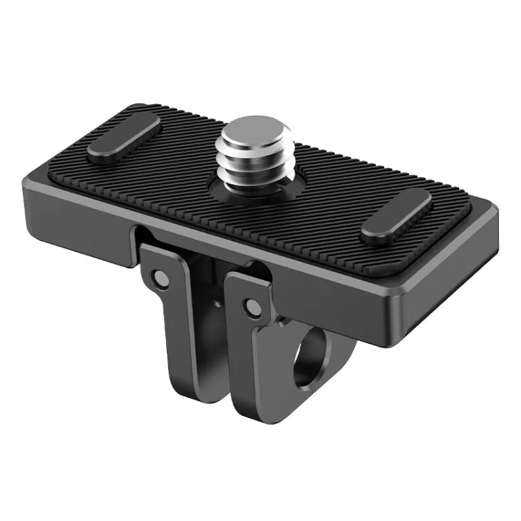 For Insta360 X5 / X4 / X3 PULUZ Quick Release 1 /4 inch Folding Base (Black) by PULUZ
