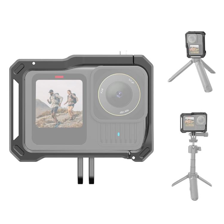 For GoPro HERO13 Black /12 Black /11 Black /10 Black /9 Black PULUZ Metal Camera Cage (Black) - Metal Cases by PULUZ | Online Shopping UK | buy2fix