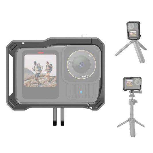 For GoPro HERO13 Black /12 Black /11 Black /10 Black /9 Black PULUZ Metal Camera Cage (Black) - Metal Cases by PULUZ | Online Shopping UK | buy2fix