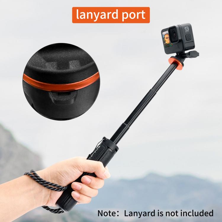 PULUZ Action Camera Extension Tripod Selfie Stick Stand for GoPro (Black) - Holder by PULUZ | Online Shopping UK | buy2fix