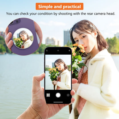 PULUZ Mobile Phone MagSafe Magnetic Makeup Mirror Rear Camera Video Selfie Mirror (White) - Others Accessories by PULUZ | Online Shopping UK | buy2fix