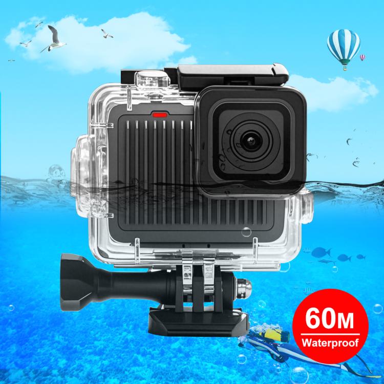 For GoPro HERO 4K 2024 PULUZ 60m / 196ft Waterproof Housing Protective Case with Buckle Basic Mount & Screw (Transparent) - Waterproof Cases by PULUZ | Online Shopping UK | buy2fix