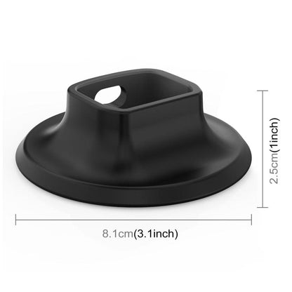 For DJI Osmo Pocket 3 PULUZ Adhesive Type Silicone Dock Desktop Base Bracket (Black) - Mount & Holder by PULUZ | Online Shopping UK | buy2fix
